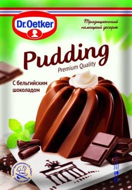 Пудинг с бельгийским шоколадом Dr. Oetker