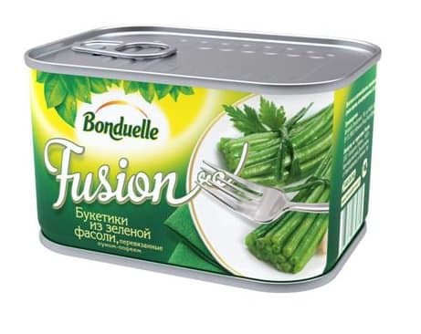 Фасоль Bonduelle Fusion букетики, перевязанные луком-пореем