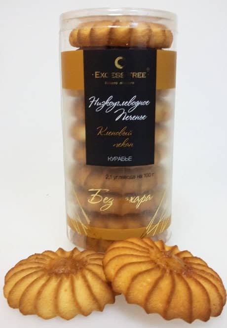 Печенье "Курабье. Кленовый пекан" "Excess Free" 120 г Печенье "Курабье. Кленовый пекан" "Excess Free" 120 г