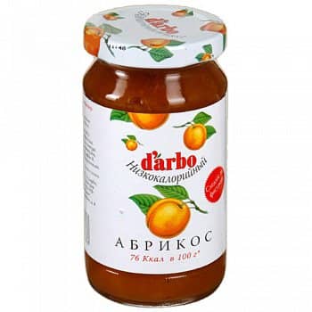 Конфитюр D'Arbo из абрикосов низкокалорийный